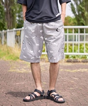 裏毛プリントショーツA
