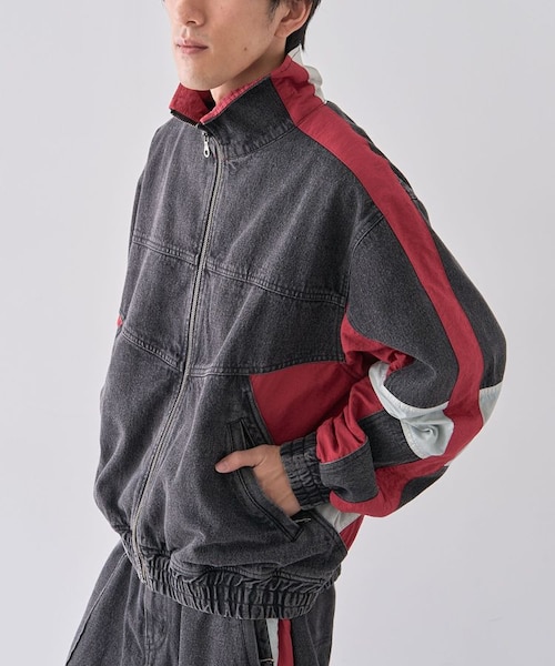 Sapeur denim トラックジャケット sapeur サプール デニム ジャケット 新品未使用 ヴィンテージ L