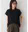 カットクレープクルーネックTシャツ