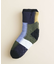 裏ボアパネル柄ルームソックス(Mens)