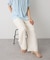 カットジャガードパンツ