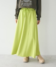 【WEB限定】裏毛カットオフフレアスカート