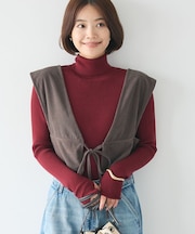 2WAYカットコーデュロイビスチェ