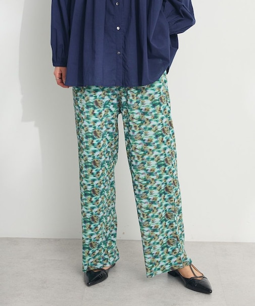 セルフカットイージープリーツパンツ