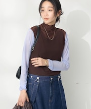 チュールトップスインナー