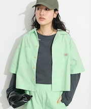 Dickies/ディッキーズ コットンダンプクロップドシャツ