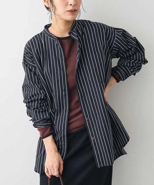 【WEB限定】バンドカラーシャツ/25AW