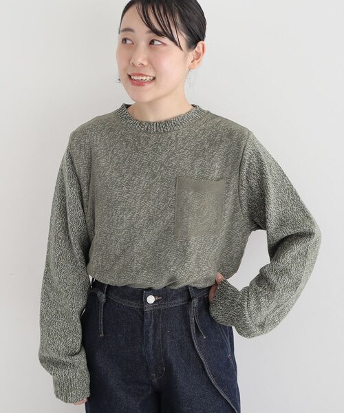 Siro コットンリブパンツ インナーセットドッキングニットプルオーバー セット ストレッチダンボールニット プルオーバー（4767CK02