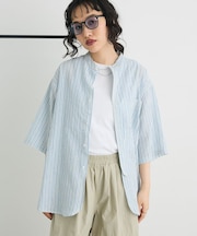 ハーフプラケット半袖シャツ【ユニセックス】