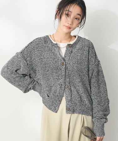 モールニットカーディガン