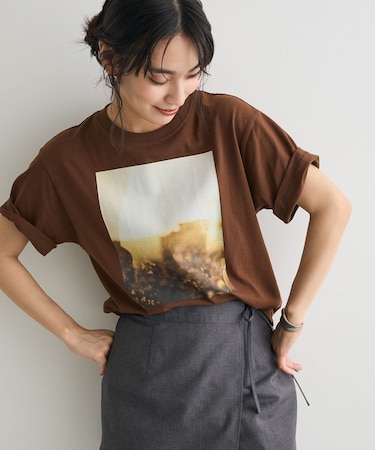 接触冷感/フォトプリントTEE