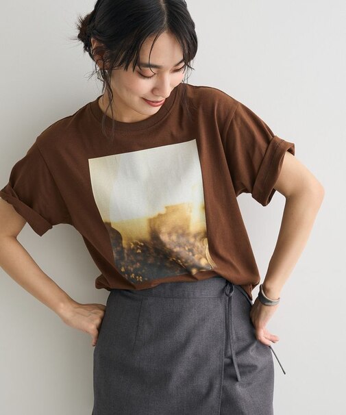 接触冷感/フォトプリントTEE