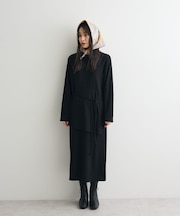 ラップ風デザインワンピース