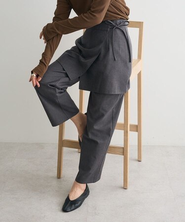 レイヤードデザインパンツ