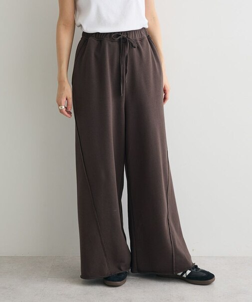 スウェットワイドパンツ