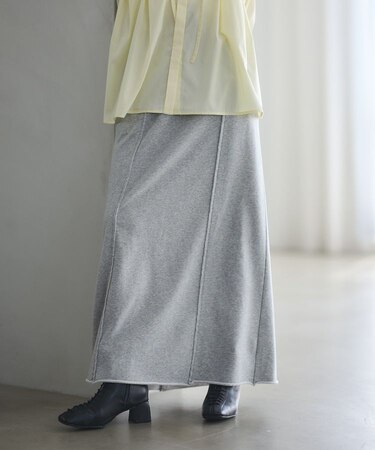 スウェットロングスカート