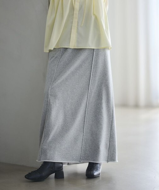 スウェットロングスカート