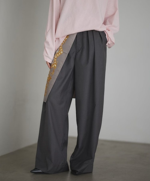 90s USA製 BOSSHUGOBOSS 3タック　ワイドスラックス yoshiokubo】3タックスラックス – ファッションスナップストア