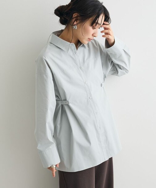 サイドベルトシャツ