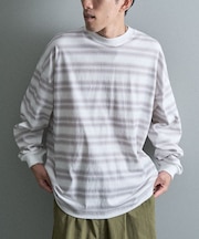 オンブレーボーダーロンTEE