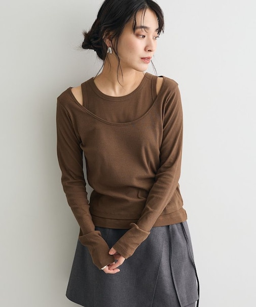 2点セット/タンクトップ&ロンT