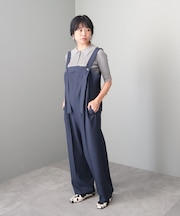 ワイドサロペットパンツ