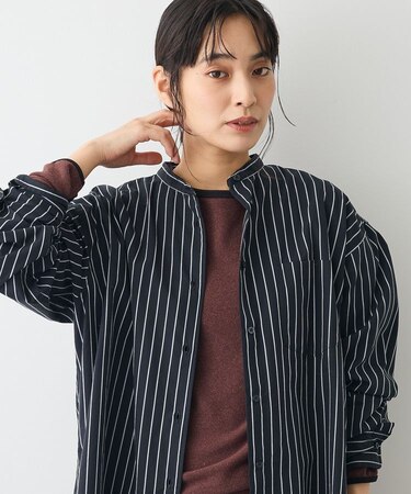 バイカラーパイピングプルオーバー