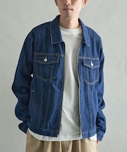 デニムZIP UPジャケット