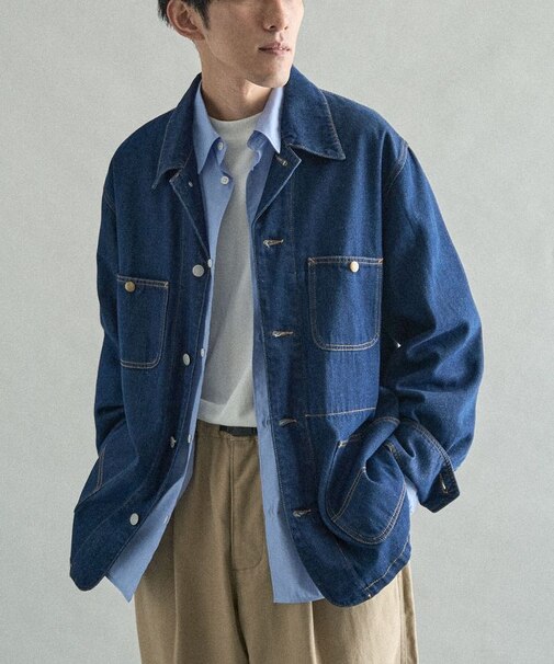 デニムカバーオール