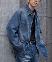 デニムカバーオール