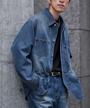 デニムカバーオール