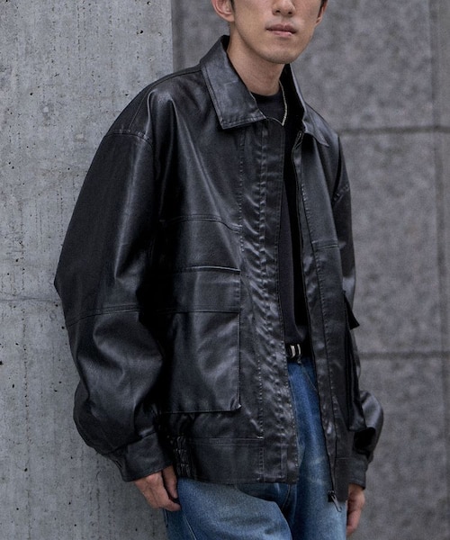 フェイクレザー A-2ジャケット｜クラフトスタンダードブティック