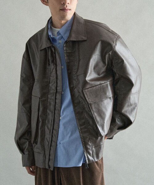 フェイクレザー A-2ジャケット｜クラフトスタンダードブティックの通販