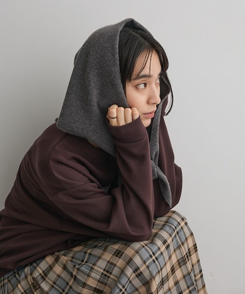 th products ニットスカーフ th products / ティーエイチプロダクツ | Knit Scarf - Gray