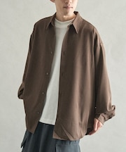 TRウールライクシャツ