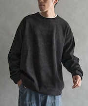 カットコーデュロイスウェット