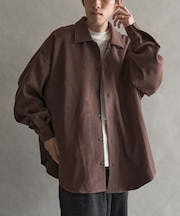 ダブルジョーゼットシャツブルゾン