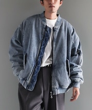 デニムボンバージャケット