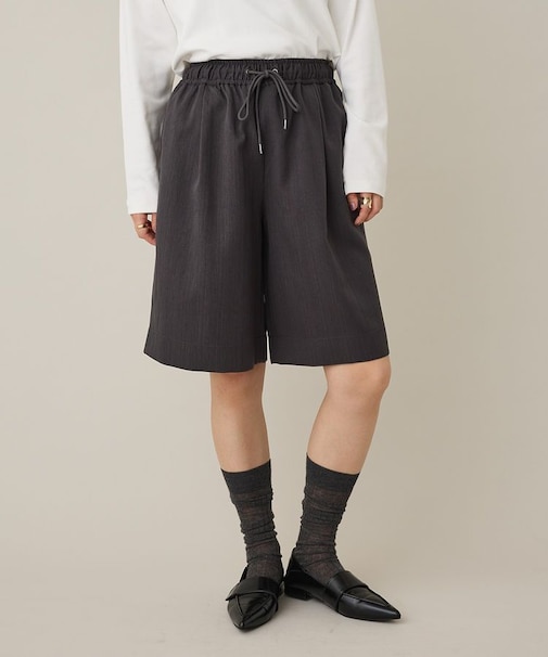 ウエストコードハーフパンツ