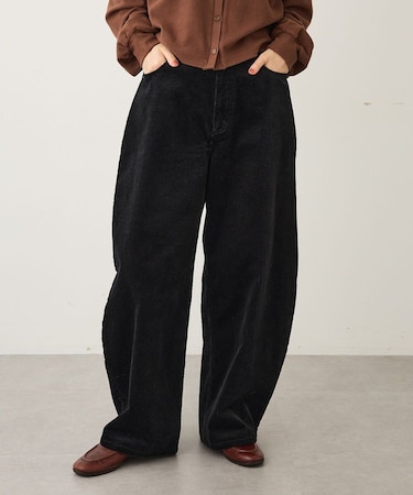 コーデュロイコクーンパンツ