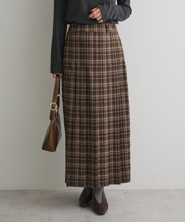 フロントプリーツスカート