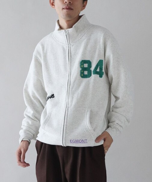 サガラ刺繍ZIPブルゾン