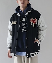 サガラ刺繍スタジャン