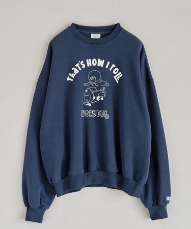 【P・O・P・S】裏起毛スウェットシャツ