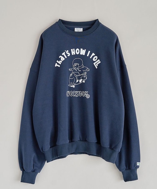 【P・O・P・S】裏起毛スウェットシャツ