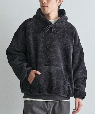 裏フリースモールパーカー