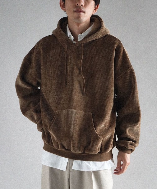 裏フリースモールパーカー