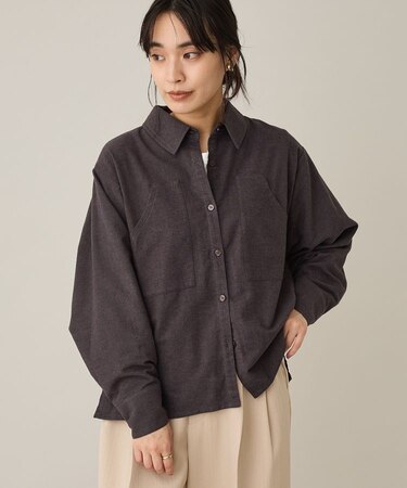 ビッグ袖デザインシャツ
