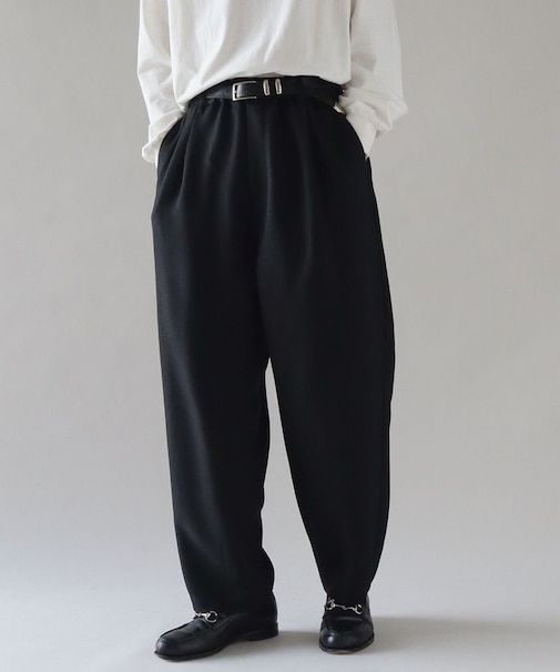 ウールライクポリツイルパンツ