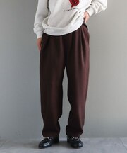 ウールライクポリツイルパンツ